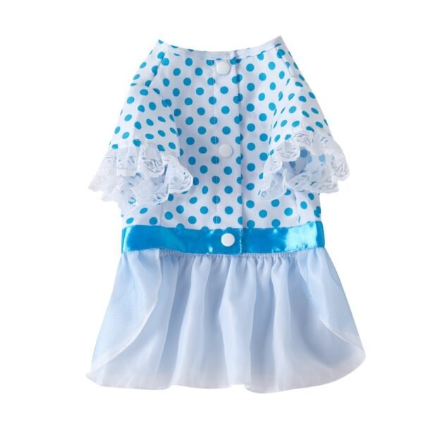 Dog Clothes Pet Polka Dot Breathable Princess Tulle Skirt - Image 7