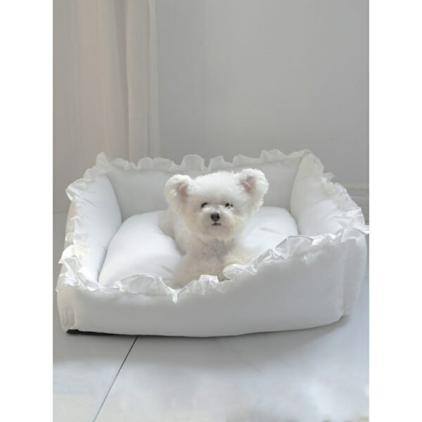 Super Comfy Princess Dog Bed Sofa Pet Kennel House Mat for Small Dogs Cat Teddy - Image 5