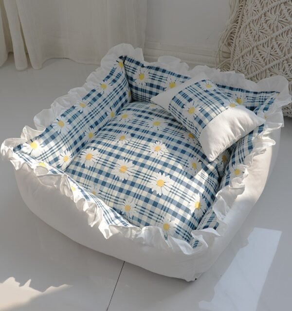 Super Comfy Princess Dog Bed Sofa Pet Kennel House Mat for Small Dogs Cat Teddy - Image 8