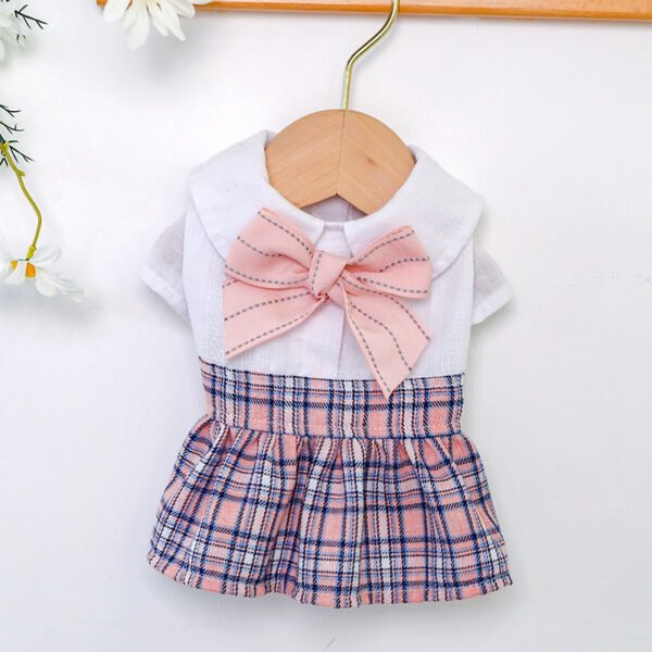 Spring Summer Pet Dog Clothes Sweet Princess Skirt Lattice - Image 4