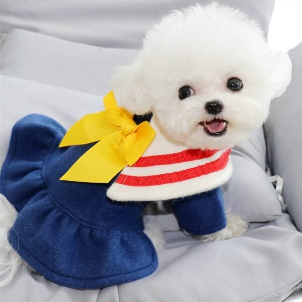 Autumn And Winter Dress Pet Princess Dress Teddy Bichon Schnauzer Yorkshire Dog Small Dog Clothes - Image 2