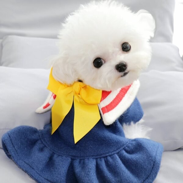 Autumn And Winter Dress Pet Princess Dress Teddy Bichon Schnauzer Yorkshire Dog Small Dog Clothes - Image 3