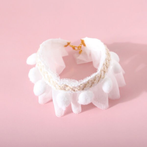 Lace Princess Pet Adjustable Collar Collar Cat Dog Photo Accessories Foreign Trade Asian Chinese Style Necklace - Image 8