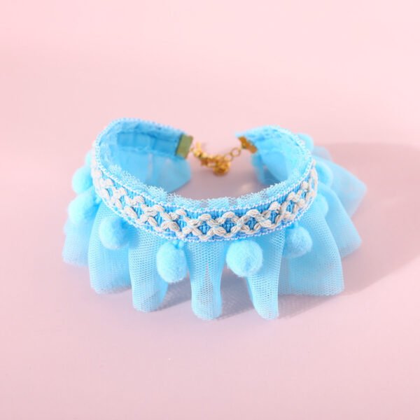 Lace Princess Pet Adjustable Collar Collar Cat Dog Photo Accessories Foreign Trade Asian Chinese Style Necklace - Image 7