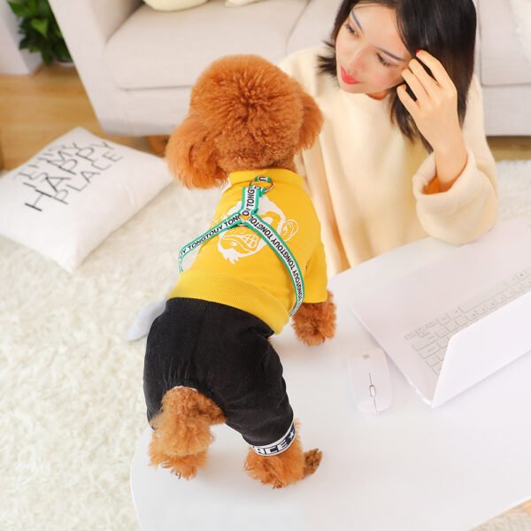 Small Dog Bichon Winter Pet Winter Clothes Four-Legged Warm - Image 5