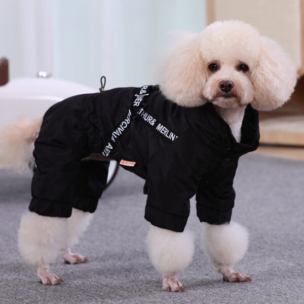 Small Dog Bichon Winter Pet Winter Clothes Four-Legged Warm - Image 4