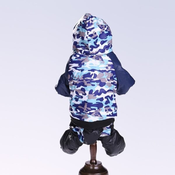 Pet Clothes Autumn Winter Camouflage Hooded Pet Clothing - Image 4