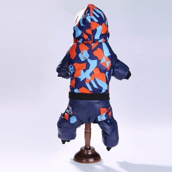 Pet Clothes Autumn Winter Camouflage Hooded Pet Clothing - Image 5
