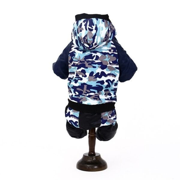 Pet Clothes Autumn Winter Camouflage Hooded Pet Clothing - Image 3