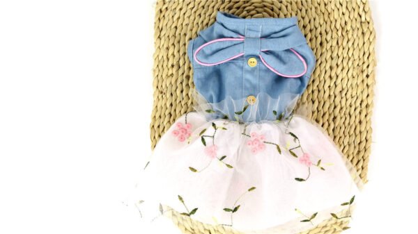 Pet Clothes Puppy Net Yarn Princess Dress Factory Original Direct Wholesale - Image 2