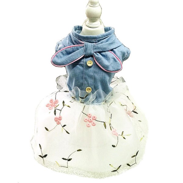 Pet Clothes Puppy Net Yarn Princess Dress Factory Original Direct Wholesale - Image 3