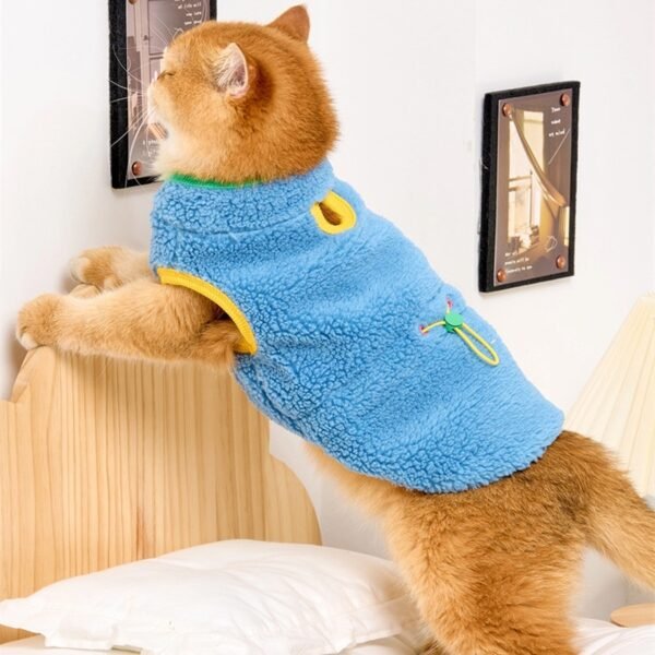 Pet Cat Winter Warm Vest - Image 9