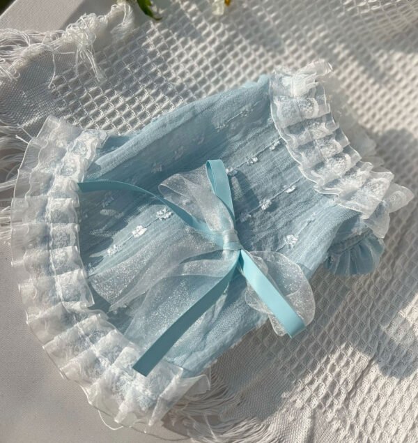 Chiffon Lace Bow Princess Dress Pet - Image 6