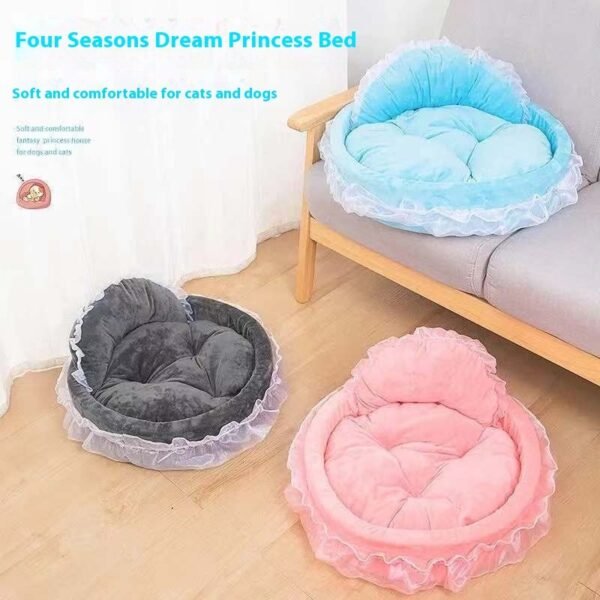 Pet Supplies Cute Princess Bed Cute Lace Teddy - Image 2