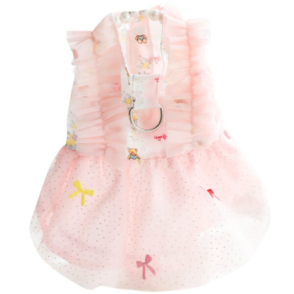 Dog Clothes Thin Cat Princess Skirt Embroidered Pet - Image 2