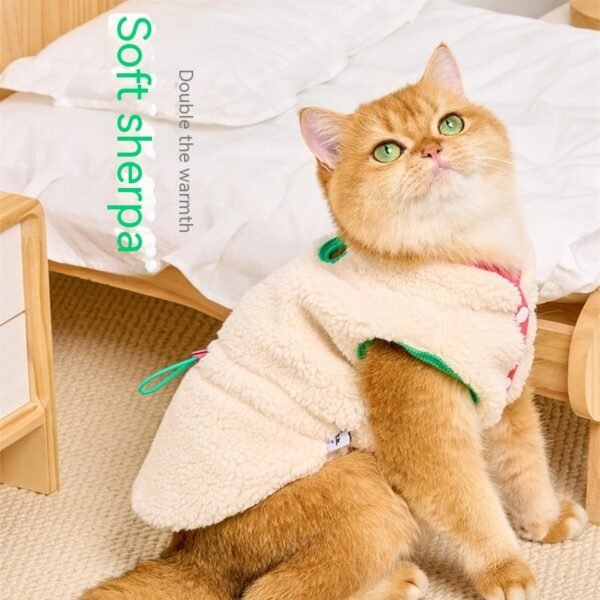 Pet Cat Winter Warm Vest - Image 4