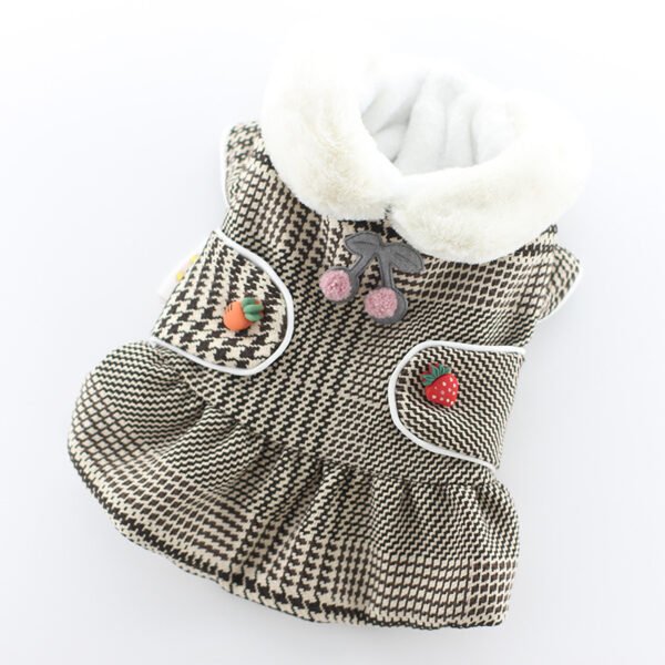 Plaid Skirt Pet Dog Clothes VIP Baby - Image 3