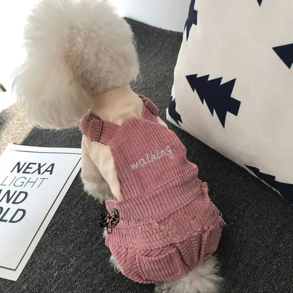 Autumn And Winter Pet Corduroy Overalls