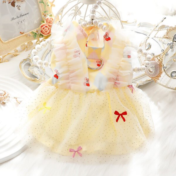 Dog Clothes Thin Cat Princess Skirt Embroidered Pet - Image 4