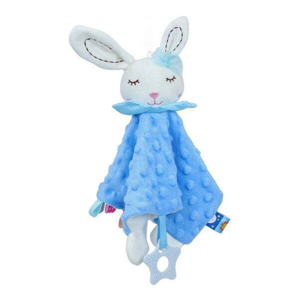 Pet And Kid Comforter Blanket Teether Soft Plush Newborn Sleeping Dolls Fashion Sleep Toy Soother Appease Towel Bibs - Image 4