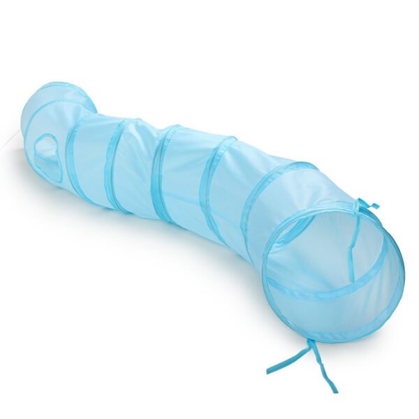 Pet Cat Bending S-shaped Collapsible Tunnel Toys - Image 5