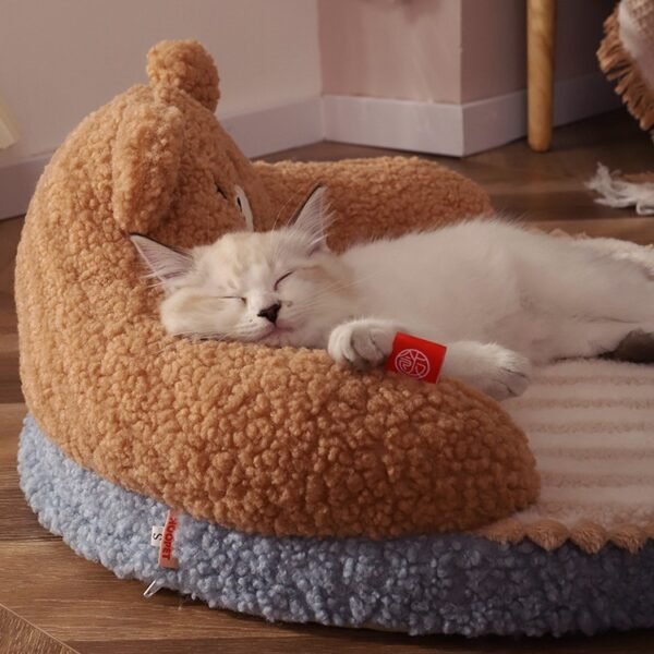 Winter Pet Bed Cat Sleeping Nest - Image 4