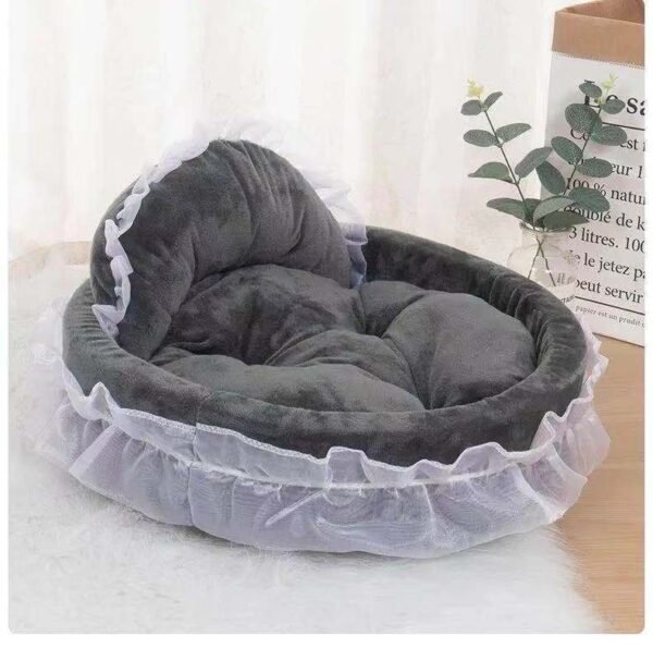 Pet Supplies Cute Princess Bed Cute Lace Teddy - Image 5