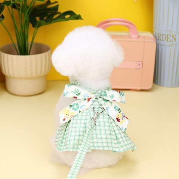 Plaid Patchwork Corset Pet Princess Dress - Image 10