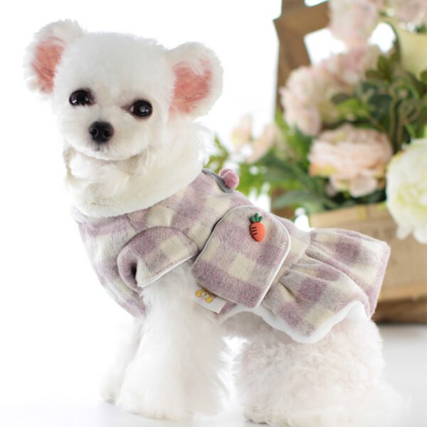 Plaid Skirt Pet Dog Clothes VIP Baby - Image 5