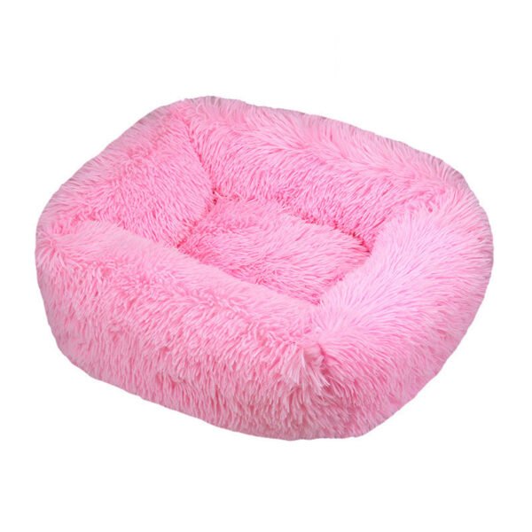 Winter Plush Pet Nest Square Mat - Image 4