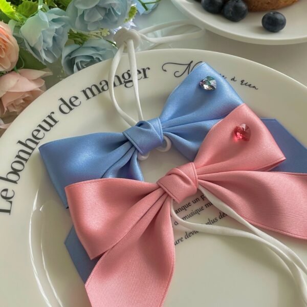 Princess Style Bow Tension Adjustment Headdress Pet Accessories Hair Band - Image 6