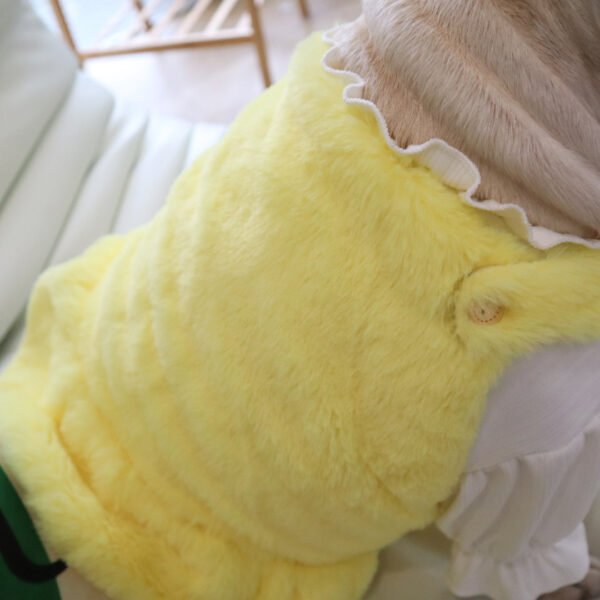 Dog Clothes Pet Autumn And Winter Warm Rabbit Fur Princess Skirt - Image 9