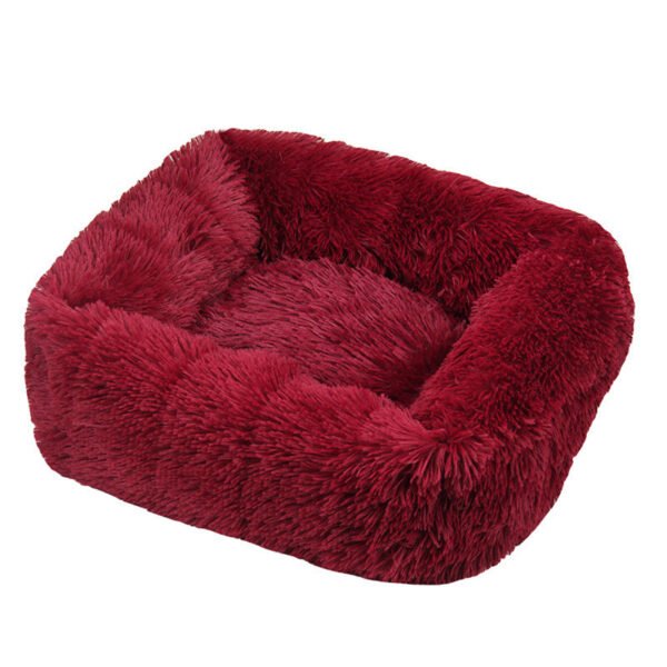 Winter Plush Pet Nest Square Mat - Image 10