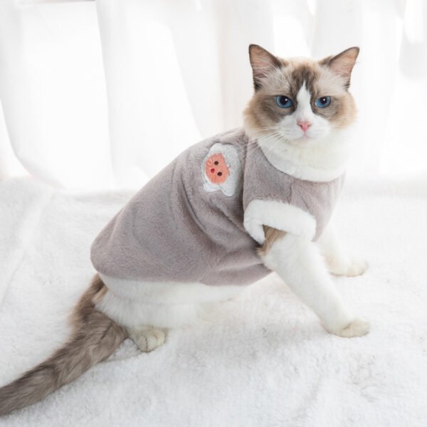 Winter Pet Warm Plush Sweater - Image 3