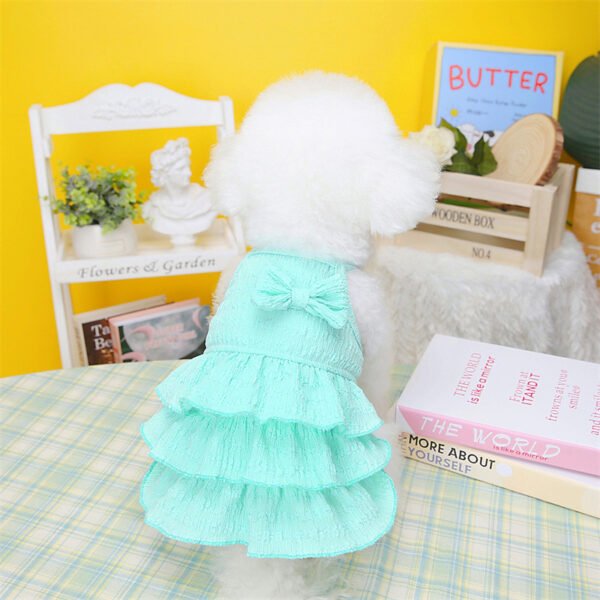 Pet Dog Princess Dress Thin Teddy Bichon Small Dog Clothing Hair Candy Layered Skirt - Image 5