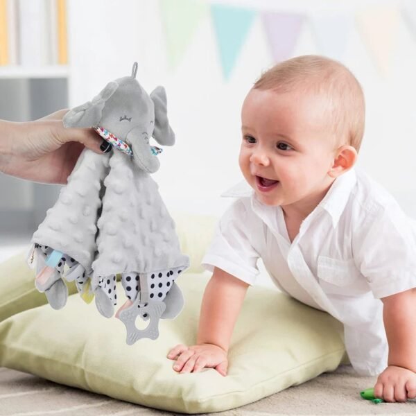 Pet And Kid Comforter Blanket Teether Soft Plush Newborn Sleeping Dolls Fashion Sleep Toy Soother Appease Towel Bibs - Image 3
