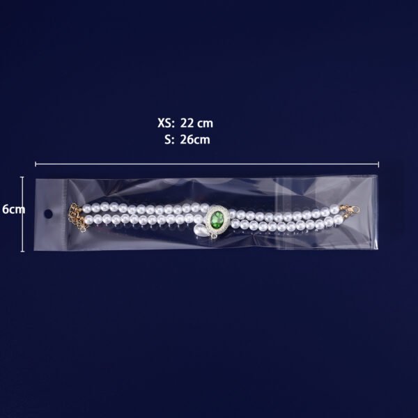 Double-layer Pearl Pet Necklace Maltese Puppy Luxurious Color Gem Pendant Princess Collar - Image 7