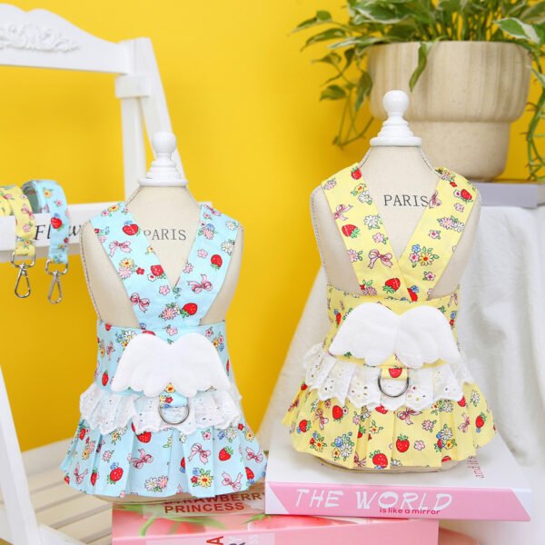 Pet Princess Dress Traction Buckle Clothes Pet Dog Clothes - Image 3