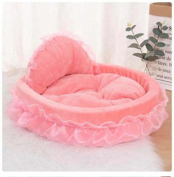 Pet Supplies Cute Princess Bed Cute Lace Teddy - Image 9