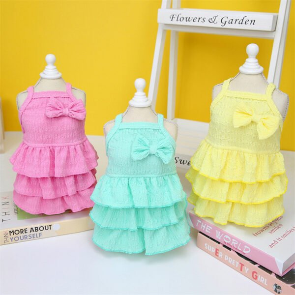 Pet Dog Princess Dress Thin Teddy Bichon Small Dog Clothing Hair Candy Layered Skirt - Image 6