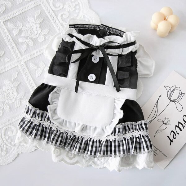 Thin Cat Princess Dress Two Feet Dog Pet - Image 3