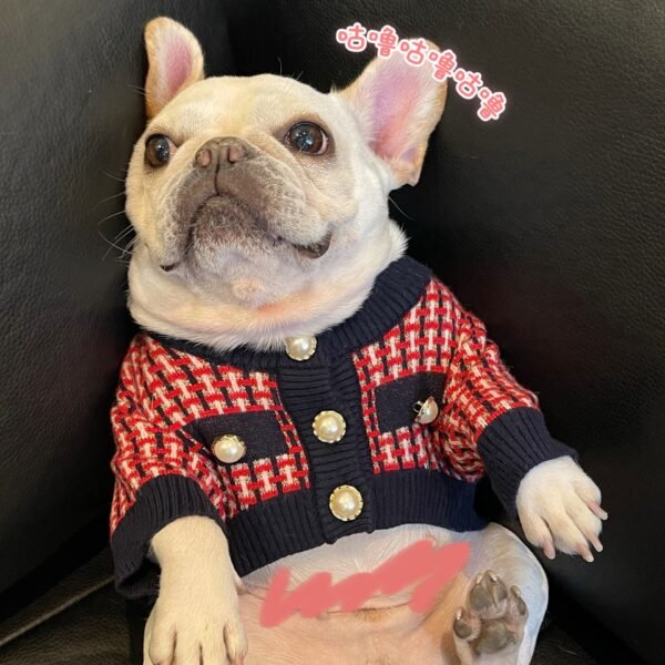 Fashion Cute Print Winter Pet Clothes Winter Sweater - Image 4