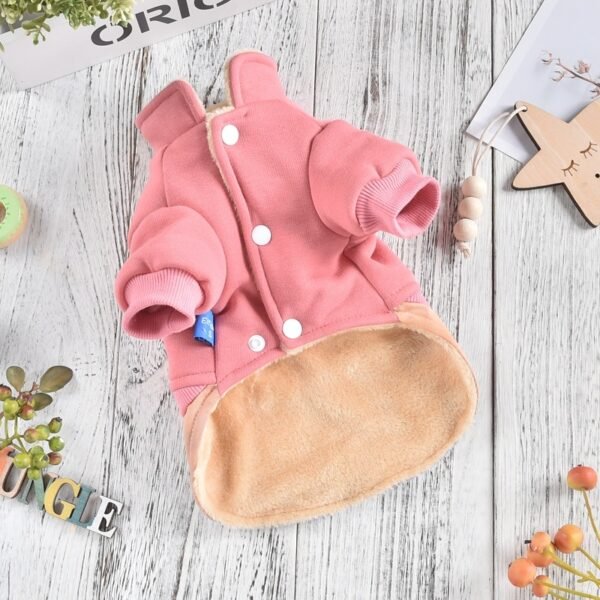 Pet Dog Jersey Denim Skirt Autumn Winter Pet Dog Clothes - Image 4