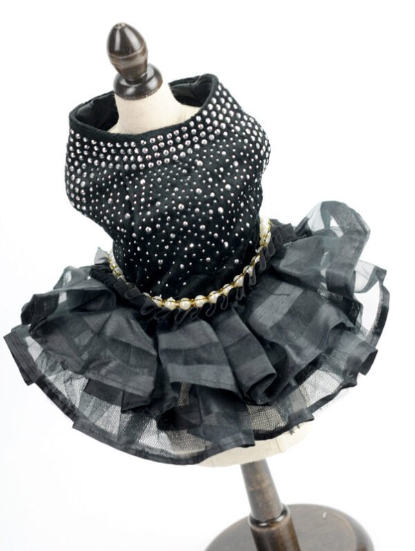 Dog Skirt Pet Wedding Dress Clothes Apparel Outfit - Image 4