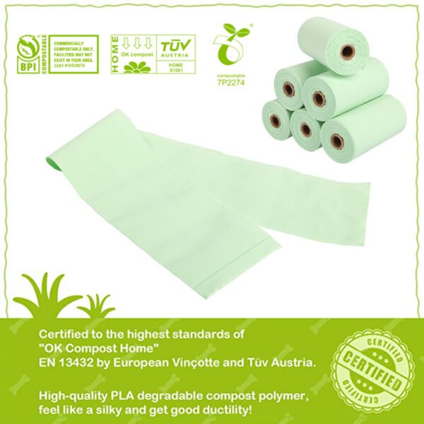 Biodegradable Compost Poop Picking Bag Dog Poop Bag Pet Supplies - Image 3