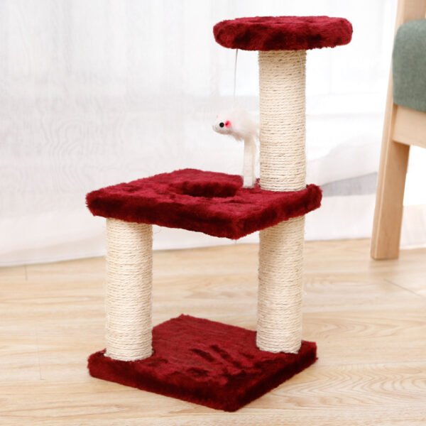 Explosive Cat Climbing Frame, Small Cat Tree, Cat Toy, Sisal Cat Jumping Platform, Cat Supplies, Cat Scratching Post, Pet Supplies - Image 2