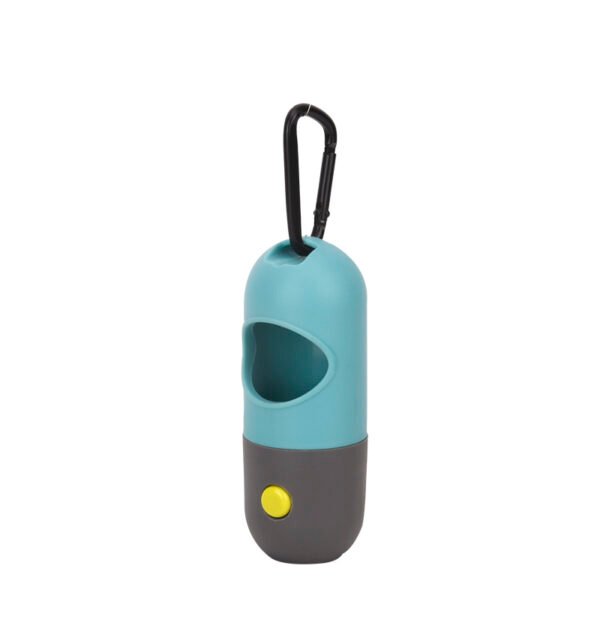 LED Pet Waste Bag Dispenser With Light Capsule Dog Toilet Picker Pets Supplies Portable Garbage Bags Organizer - Image 4