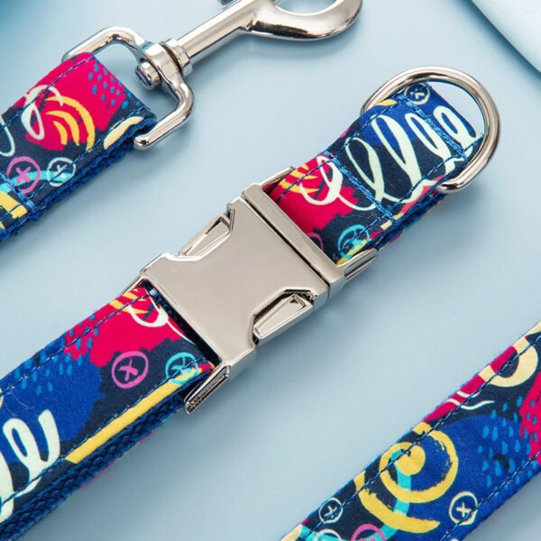 Dog Collar Pet Leash Dog Bow Set Dog Collar Pet Leash Dog Bow Set - Image 8