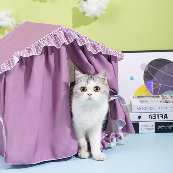 Summer Cat Litter Four Seasons General Cat Villa Cat Tent Litter Removable And Washable Teddy Kennel House Type Cat Supplies - Image 3
