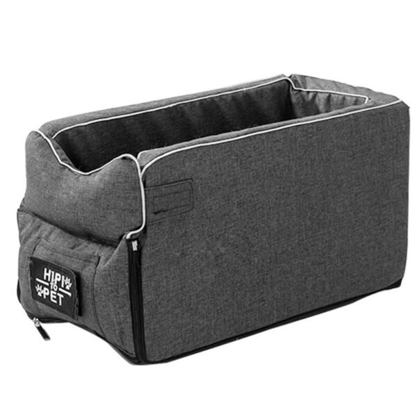 Dog Car Seat Pet Carrier Universal Armrest Box Nonslip Quilted Pet Car Carrier Bags For Small Dogs Outdoor Travel Pet Supplies - Image 2